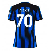 Fotballdrakt Dame Inter Milan Alexis Sanchez #70 Hjemmedrakt 2023-24 Kortermet